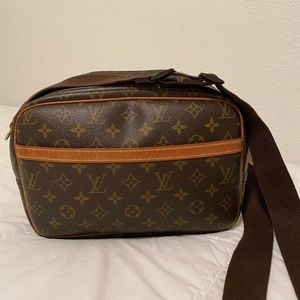 Louis Vuitton Brown Monogram Crossbody Bag